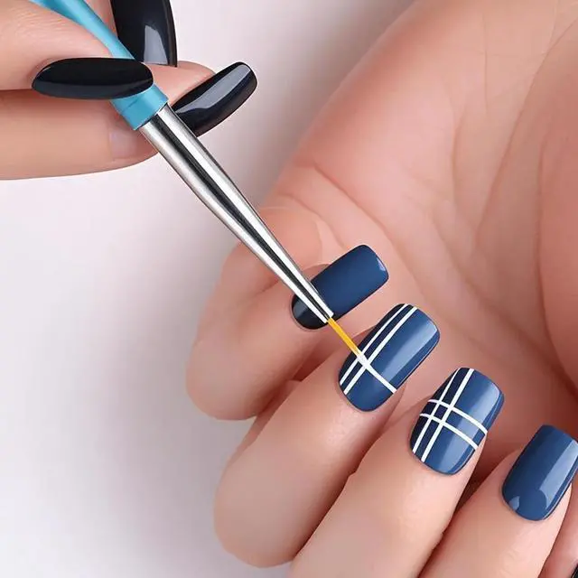 Alt view image 2 of 7 - Dotting Tools Set 5PCS Dual-Ended Dotting Pens & 3PCS Nail Art Brushes for DIY Nail Art, Painting & Design