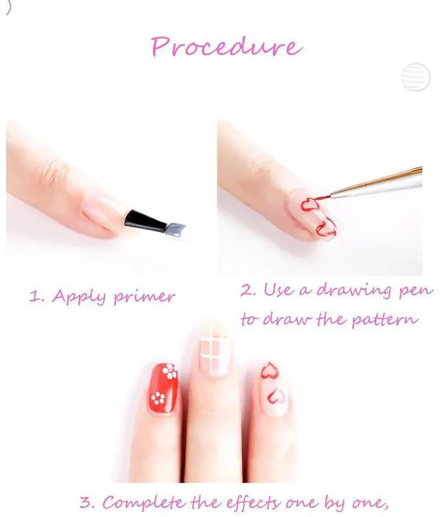 Alt view image 5 of 7 - Dotting Tools Set 5PCS Dual-Ended Dotting Pens & 3PCS Nail Art Brushes for DIY Nail Art, Painting & Design