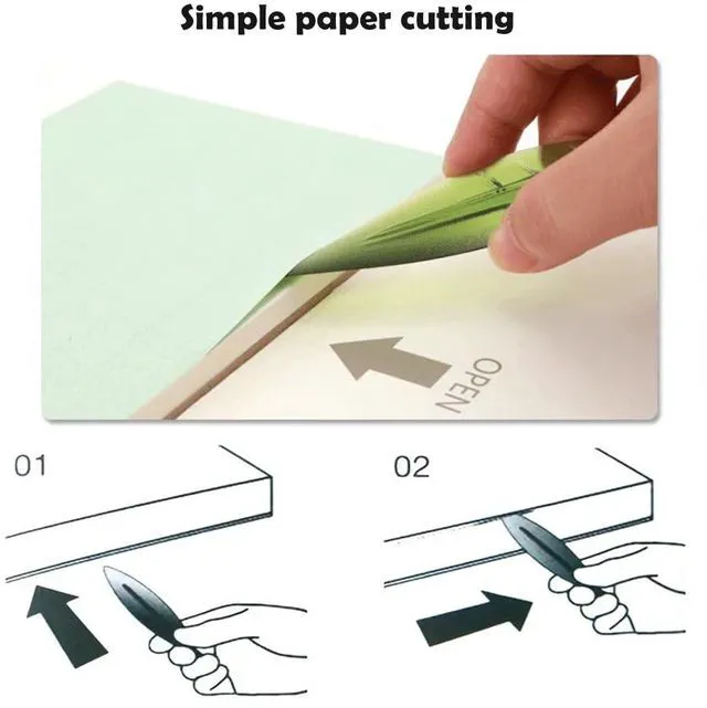 Alt view image 5 of 7 - 1pc Four-sided Seal Glue Watercolor block Cutting And Separating Tools, Paper-friendly DIY Hobby Knife And Letter Opener, Suitable For Home Office Students