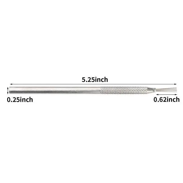 Alt view image 2 of 7 - 2Pack Clay Needle Tools, Wire Feather Texture Tool for Ceramic Polymer Pottery Clay Sculpting, Texturing, Modeling