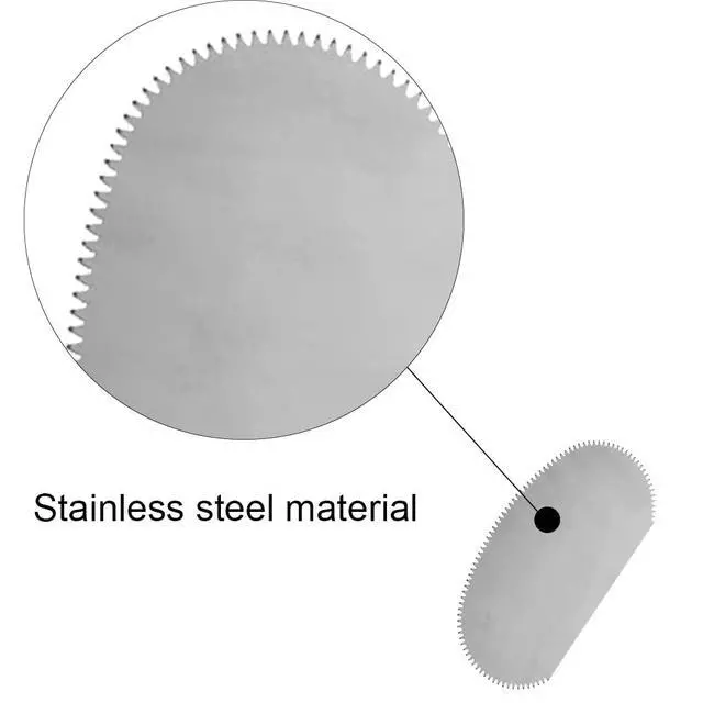 Alt view image 3 of 7 - 2 Pcs Serrated Scraper Crafts Tool Stainless Steel Pottery Clay Sculpture Scraper Ceramics Clay Sculpting Tools Kit for Sculpting Texturing Modeling