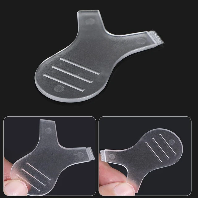 Alt view image 3 of 6 - 30 Pcs Lash Lift Comb, Y Combs Lash Lift Tools, Clear | Silicone Y Lash Brush Eyelash Separator for Lash Perm, Eyelash Extension and Brow Lamination, Professional Salon and Home Use
