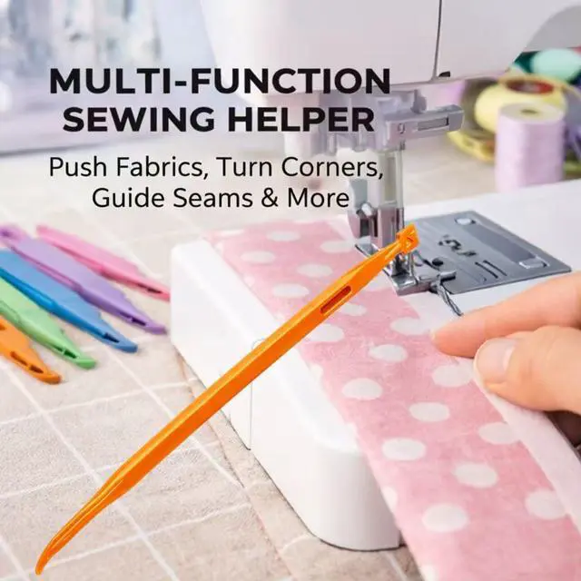 Alt view image 5 of 7 - that Purple Thang Sewing Tools 5Pcs for Sewing Craft Projects Turning Corners, Sewing Stiletto Threader Rubber Band Tools for Quilting DIY Use