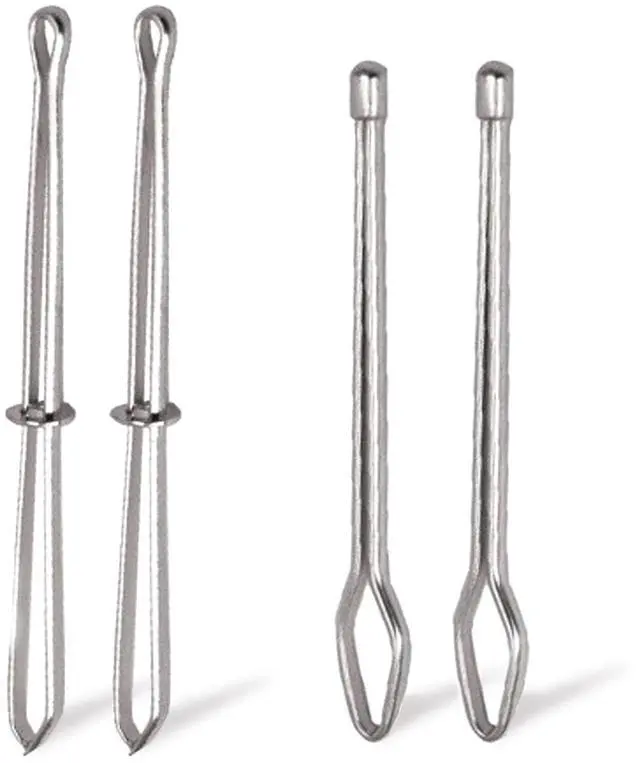 Main image of 4 Pcs Bodkin Drawstring Threaders,Metal Drawstring Threader Tweezers Easy Quick Insert Drawstring DIY Rope Threader Clip Bodkin Sewing Tool for Sweatpants,Hoodies,Swim Trunks