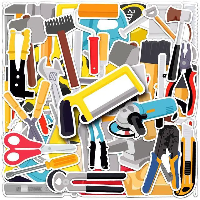 Main image of Stickers for Kids,50Pcs Waterproof Vinyl Decals for Cup Water Bottles Laptop Luggage Computer Mobile Phone Guitar Skateboard Decoration