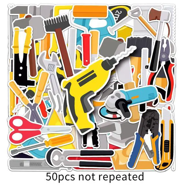 Alt view image 2 of 7 - Stickers for Kids,50Pcs Waterproof Vinyl Decals for Cup Water Bottles Laptop Luggage Computer Mobile Phone Guitar Skateboard Decoration