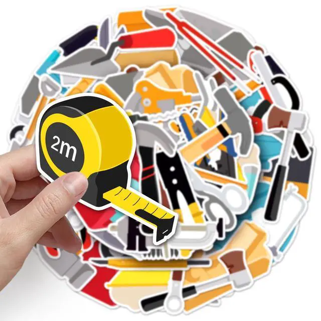 Alt view image 3 of 7 - Stickers for Kids,50Pcs Waterproof Vinyl Decals for Cup Water Bottles Laptop Luggage Computer Mobile Phone Guitar Skateboard Decoration