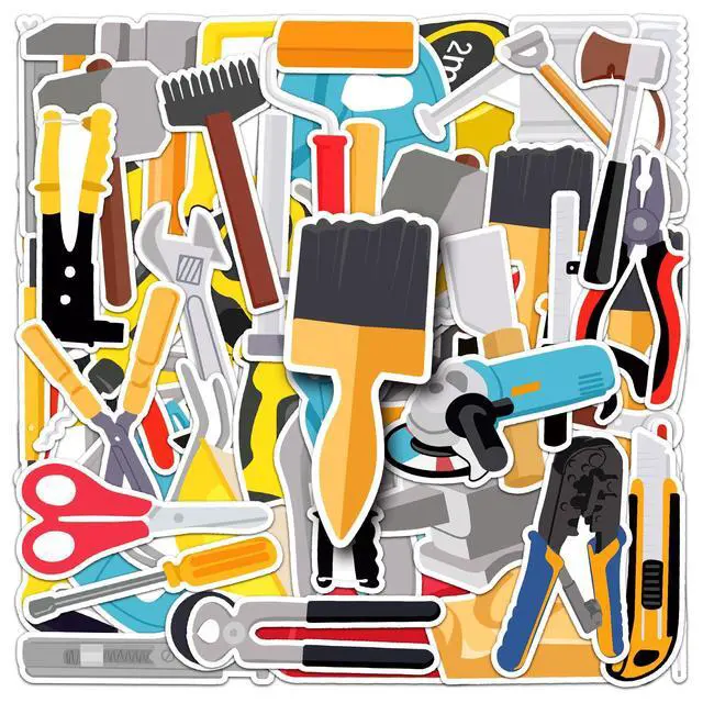 Alt view image 5 of 7 - Stickers for Kids,50Pcs Waterproof Vinyl Decals for Cup Water Bottles Laptop Luggage Computer Mobile Phone Guitar Skateboard Decoration
