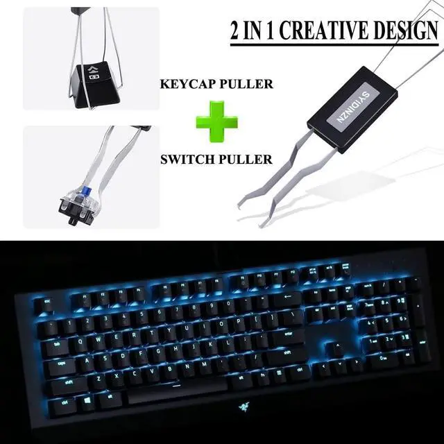 Alt view image 5 of 7 - Puller Stainless Steel Key Removal Tool Keycaps Remover for Mechanical Keyboard Removing Fixing Tools