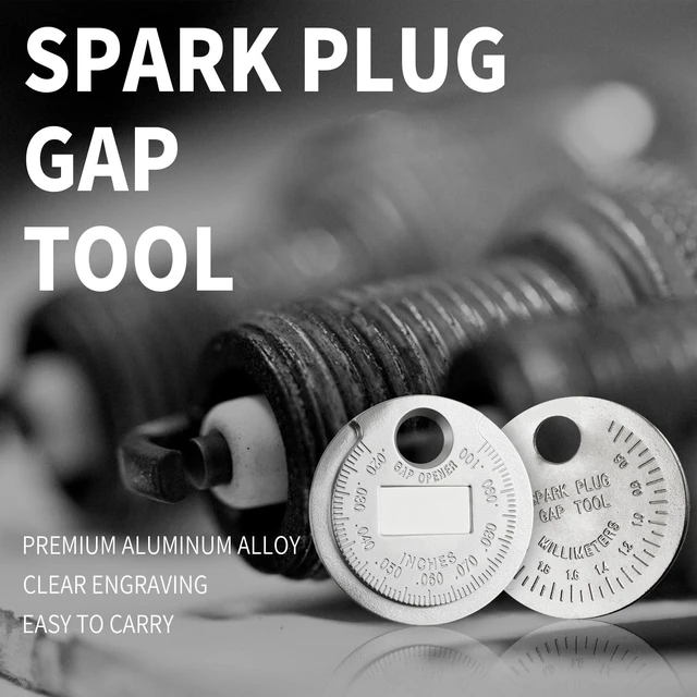 Alt view image 4 of 7 - 1PC Car Spark Plug Measuring Tool,Standard 0.020 to 0.100 Inch Cars Spark Plug Gap Tool for Quick Reading Scale,Essential Car Accessories Sparks Plugs Gapping Tools