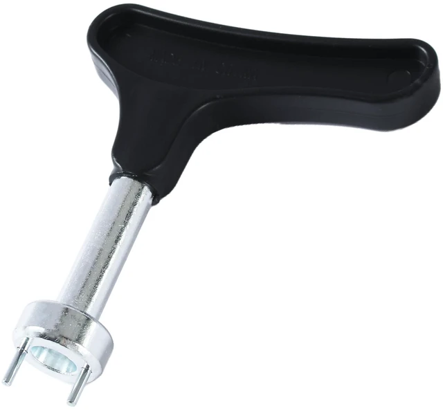 Main image of Golf Spike Wrench Zinc Alloy Golf Spike Tool with Ergonomic Handle Universal Spike Shoes Replacement Tool for Spike Shoes