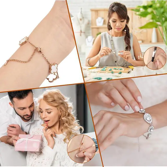Alt view image 7 of 7 - 2 Pcs Bracelet Helper Tool Easy to Put on Yourself | Portable Fastener Helpers Tool for Jewelry Clasps, Necklace, Zippers, Crafts