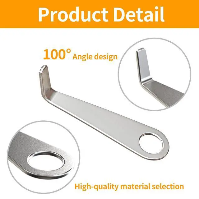 Alt view image 2 of 7 - Doorbell Removal Key for All-New Battery Doorbell 2024, Metal, 2 Pack | Metal Release Tool Opens the Doorbell Mount for Battery Changes and Maintenance, with Keychains to Help Prevent Loss
