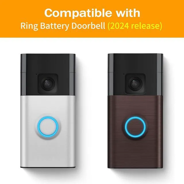 Alt view image 5 of 7 - Doorbell Removal Key for All-New Battery Doorbell 2024, Metal, 2 Pack | Metal Release Tool Opens the Doorbell Mount for Battery Changes and Maintenance, with Keychains to Help Prevent Loss
