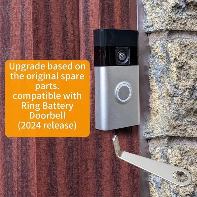 Alt view image 7 of 7 - Doorbell Removal Key for All-New Battery Doorbell 2024, Metal, 2 Pack | Metal Release Tool Opens the Doorbell Mount for Battery Changes and Maintenance, with Keychains to Help Prevent Loss