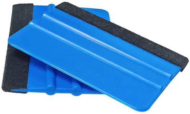 Alt view image 6 of 7 - 2 Pcs Wallpaper Smoothing Tool, Vinyl Felt Squeegee Window Tint Film Tool | Fit for Vehicle, Window, Glass, Peel and Stick Wallpaper (blue)