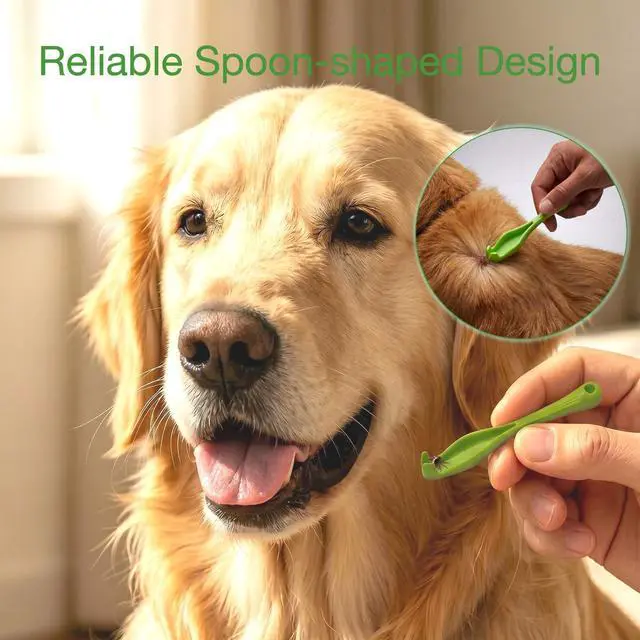 Alt view image 4 of 7 - Tick Removal Tool & Twister Kit for Dogs, Cats & Humans, 4-Pack Portable Tick Remover Spoon & Puller Set with ID Card - First Aid Pet Tick Hook Picker for Camping, Hiking & Outdoors