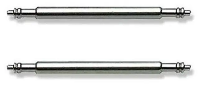 Main image of 2 Stainless Steel 16mm Spring Bar Watch Band Pins for Attaching Band to Watch