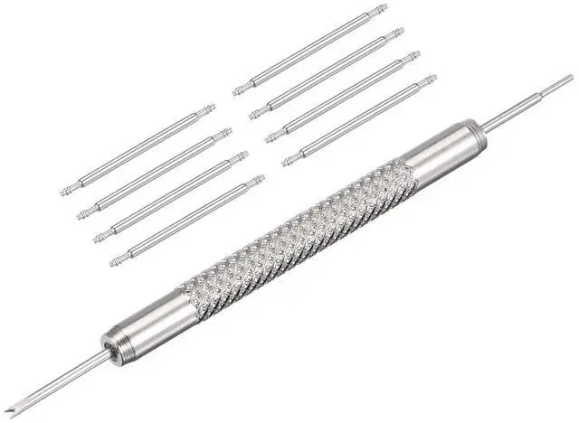 Main image of 24mm Spring Bar Watch Band Pins Replacement with Spring Bar Removal Tool Kit, 1.5mm Dia, 8 PCS