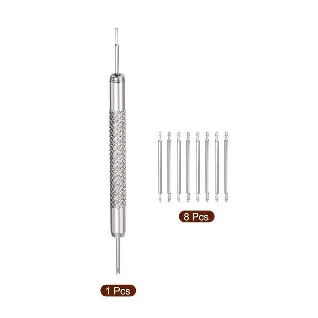 Alt view image 4 of 5 - 24mm Spring Bar Watch Band Pins Replacement with Spring Bar Removal Tool Kit, 1.5mm Dia, 8 PCS