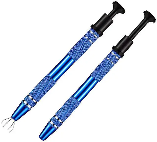 Main image of 2pcs Pick Up Tool Piercing ball grabber Picker 4-pointed widget picker IC chip Gem jewelry chip making extraction pull tool