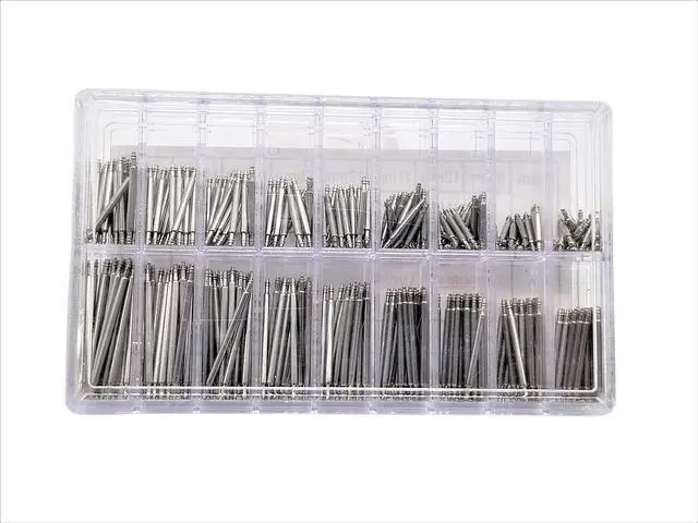 Alt view image 2 of 2 - Sold_By_Cheapnwork 360pcs Professional Watch Band Stainless Steel Link Pins Spring Bars Repair (8-25mm)