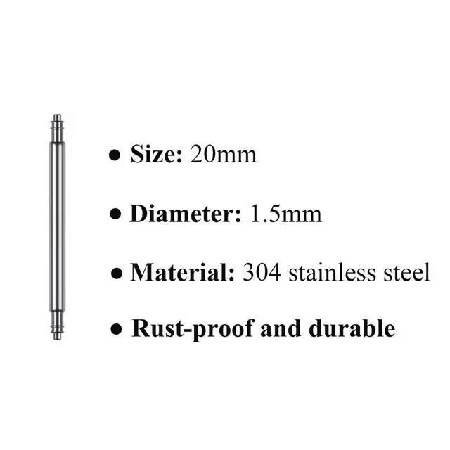 Alt view image 2 of 7 - 6 Pack Watch Pins, Band Removal Install Tool Spring Bars Pins Replacement