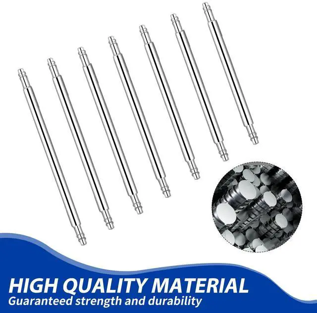Alt view image 2 of 7 - Watch Band Pins Replacement Kit, 16 PCS Diameter 1.5mm Heavy Duty Stainless Steel Watch Link Remover Set Watch Strap Pins Adjustment Tool Link Removal Kit for Watch Bracelet Repairing (Length 14-25mm)