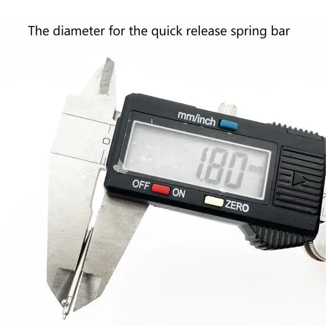 Alt view image 6 of 7 - 16mm Watch Strap Quick Release Spring Bars, 1.8mm Diameter Stainless Steel Watch Band Pins Replacement 4pcs