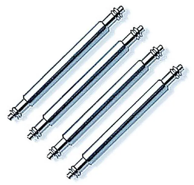Main image of 4X - 20mm Stainless Steel Watchband Spring Bar Pins for Watch Band 1.6mm Thickness