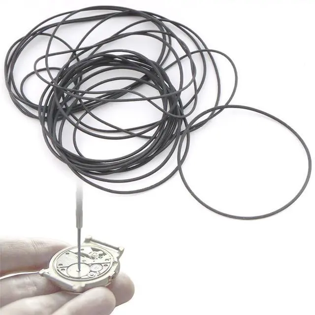 Alt view image 4 of 7 - 180 Pcs O Ring Watch Gasket, Rubber Seal O Ring Watch Gasket Set 18 Types Rubber Sealing Watch Back Cover for Watch Repair Waterproof Seal Gasket Repair Tool Watch Seal Gaskets