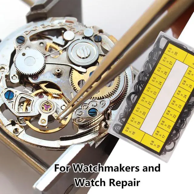 Alt view image 5 of 7 - 180 Pcs O Ring Watch Gasket, Rubber Seal O Ring Watch Gasket Set 18 Types Rubber Sealing Watch Back Cover for Watch Repair Waterproof Seal Gasket Repair Tool Watch Seal Gaskets