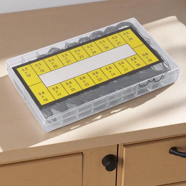 Alt view image 6 of 7 - 180 Pcs O Ring Watch Gasket, Rubber Seal O Ring Watch Gasket Set 18 Types Rubber Sealing Watch Back Cover for Watch Repair Waterproof Seal Gasket Repair Tool Watch Seal Gaskets