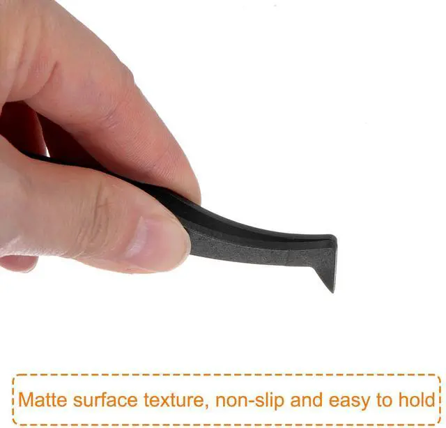 Alt view image 5 of 6 - Precision Plastic Tweezers Kit 120mm Anti-static Flat Curved 2Pc | 93301/93306, Head Craft Tweezers Set, for Electronics Jewelry Making Laboratory Work DIY Repair Tool