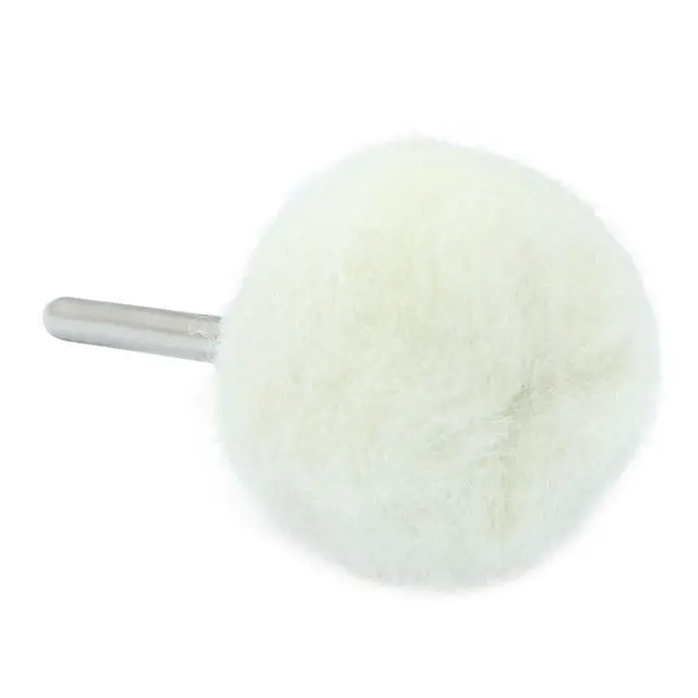 Alt view image 4 of 5 - 10pcs Cashmere Polishing Buffing Wheel | 3mm×25mm Shank, For Polishing Kit