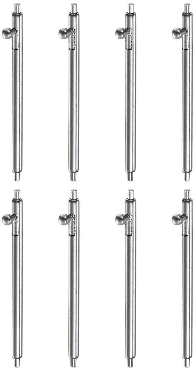 Main image of 8pcs Quick Release Spring Bar 21mm Width 1.5mm Diameter Stainless Steel Watch Pins Replacement Band Strap Link Pins Watch Lugs for Watch Band Straps