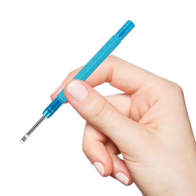 Alt view image 5 of 7 - KALIONE 2 Packs Watch Hand Remover Tools Professional Watchmaker Repair Tools Multifunction Puller Watch Hand Remover Setting Tool for Watchhands Repair Replace, Blue