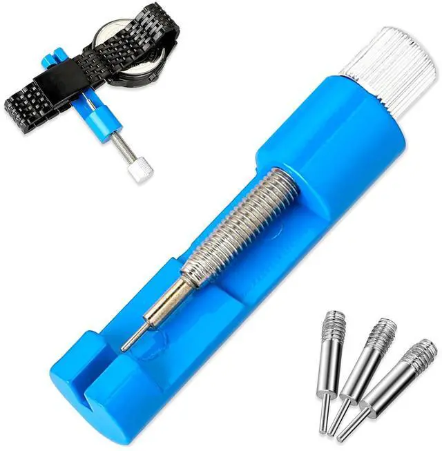 Main image of Watch Link Removal Kit, Watch Band Remover Tool | Watch Spring Bar Tool Chain Link Pin Remover with Replacement Pins for Adjust Watch Bracelet Adjustment and Repairing