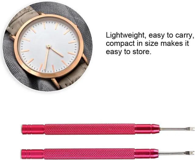 Alt view image 4 of 7 - 2Pcs Watch Hand Removal Tool, 4.3 inch Hand Setting Professional Minute Second Hour Remover Tool, Steel Watch Presser for Repairing Different Size Hour, Min and Second Hands