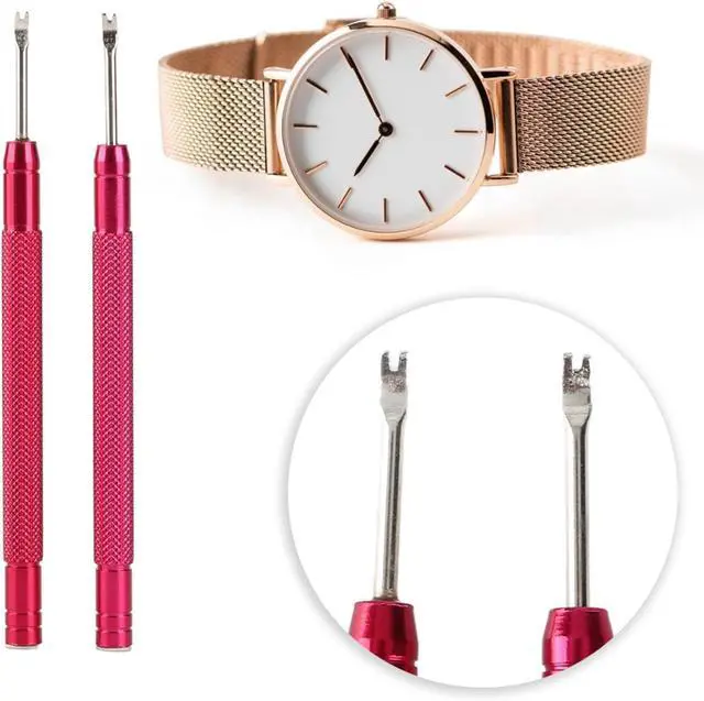 Alt view image 6 of 7 - 2Pcs Watch Hand Removal Tool, 4.3 inch Hand Setting Professional Minute Second Hour Remover Tool, Steel Watch Presser for Repairing Different Size Hour, Min and Second Hands