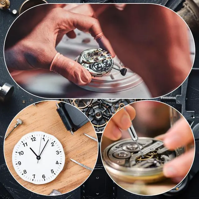 Alt view image 5 of 7 - Watch Link Removal Kit, Adjust and Remove Bracelets Tools with 5 PCS Replacement Pins, Pin Remover for Sizing Strap Watches Sizings Adjustment Tool Kit for Watches Repair and Sizings