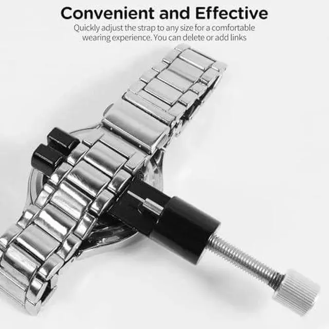 Alt view image 7 of 7 - Watch Repair Kit with Watch Back Remover Tool, Includes Screwdriver, Link Removal Tool and Extra Replacement Pins