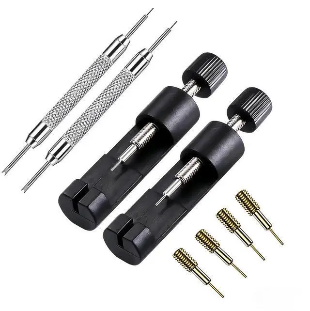 Main image of Olytop 2 Pack Watch Link Removal Kit, Watch Band Tool Repair Kit, Resizing Tool for Watch Bracelet Adjustment & Replacement, Pin Remover for Sizing Strap with Extra Replacement