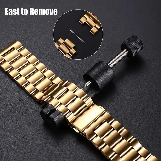 Alt view image 2 of 7 - Olytop 2 Pack Watch Link Removal Kit, Watch Band Tool Repair Kit, Resizing Tool for Watch Bracelet Adjustment & Replacement, Pin Remover for Sizing Strap with Extra Replacement