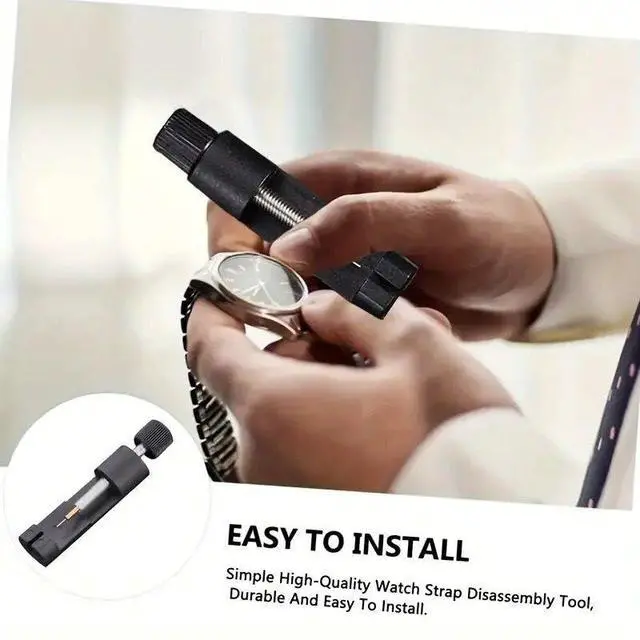 Alt view image 7 of 7 - Olytop 2 Pack Watch Link Removal Kit, Watch Band Tool Repair Kit, Resizing Tool for Watch Bracelet Adjustment & Replacement, Pin Remover for Sizing Strap with Extra Replacement