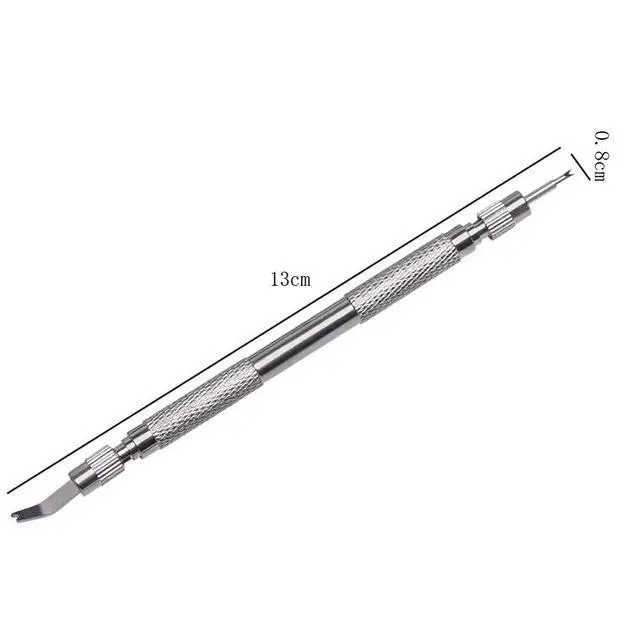Alt view image 2 of 6 - 5 Pieces Spring Bar Tool Watch Repair Tool Kit for Watch Band Replacement and Pin Tool Set, Silver