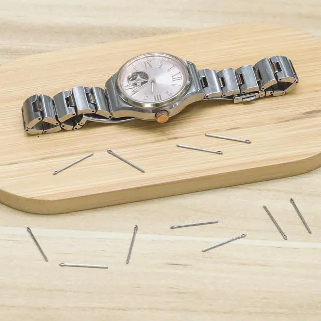 Alt view image 5 of 5 - 60Pcs 20mm x 0.9mm / 0.787" x 0.035" Silver Stainless Steel Watch Link Pins, Strap Bars Split Pins, Watch Band Link Cotter Pin for Watchband Repair and DIY