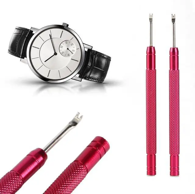 Alt view image 5 of 7 - 2Pcs Watch Hand Removal Tool, 4.3 inch Hand Setting Professional Minute Second Hour Remover Tool, Steel Watch Presser for Repairing Different Size Hour, Min and Second Hands