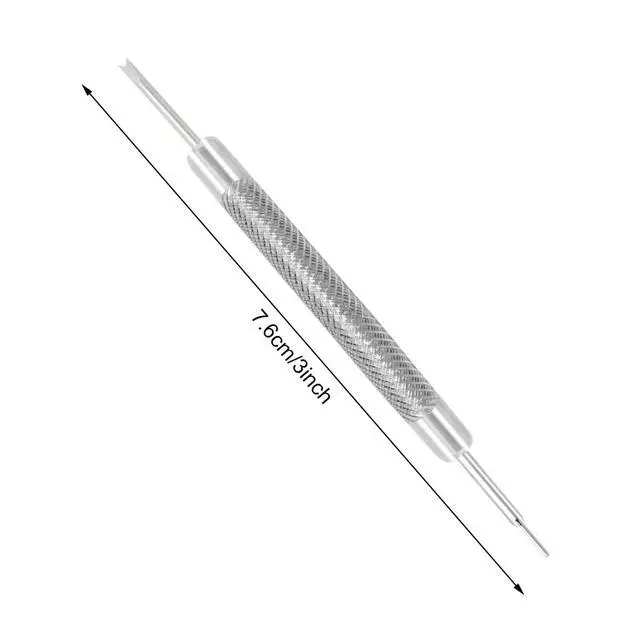Alt view image 2 of 7 - 3PCS Double Tip Pins Tools Spring Bar Tools for Watch Wrist Strap Removal Repair Fix Kit Tool