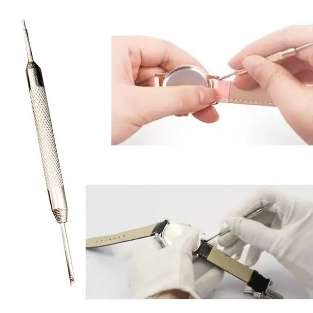 Alt view image 3 of 5 - 2pcs Double Tip Pins Tools Stainless Steel Spring Bar Tools for Adjust Removal Replace Watch Straps Wrist Bands Watch Pins Repair Fix Kit Tool